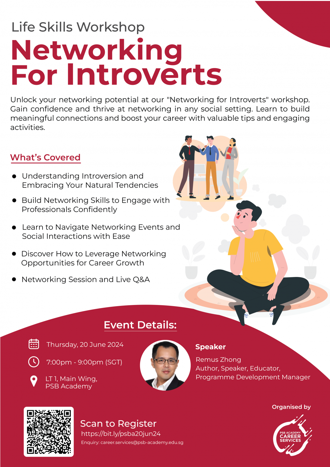 Life Skills Workshop Networking For Introverts PSB Academy